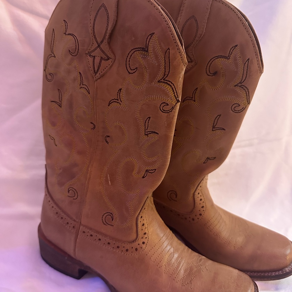 Roper Women's Brown Leather Boots